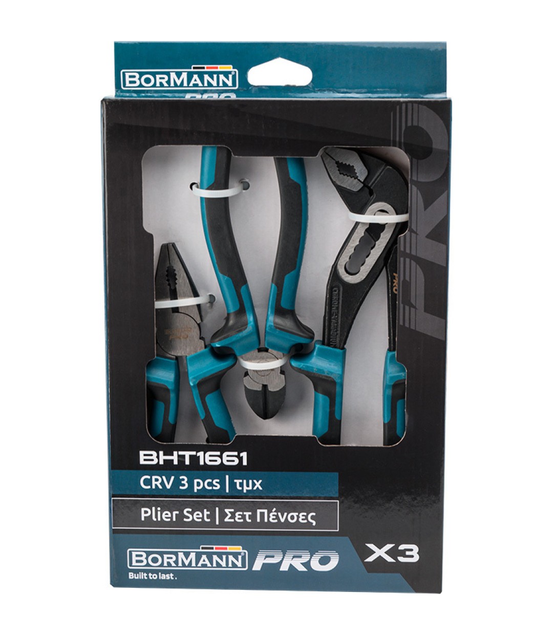 Bormann Pro BHT1661 Σετ Πένσες 3τμχ 036562