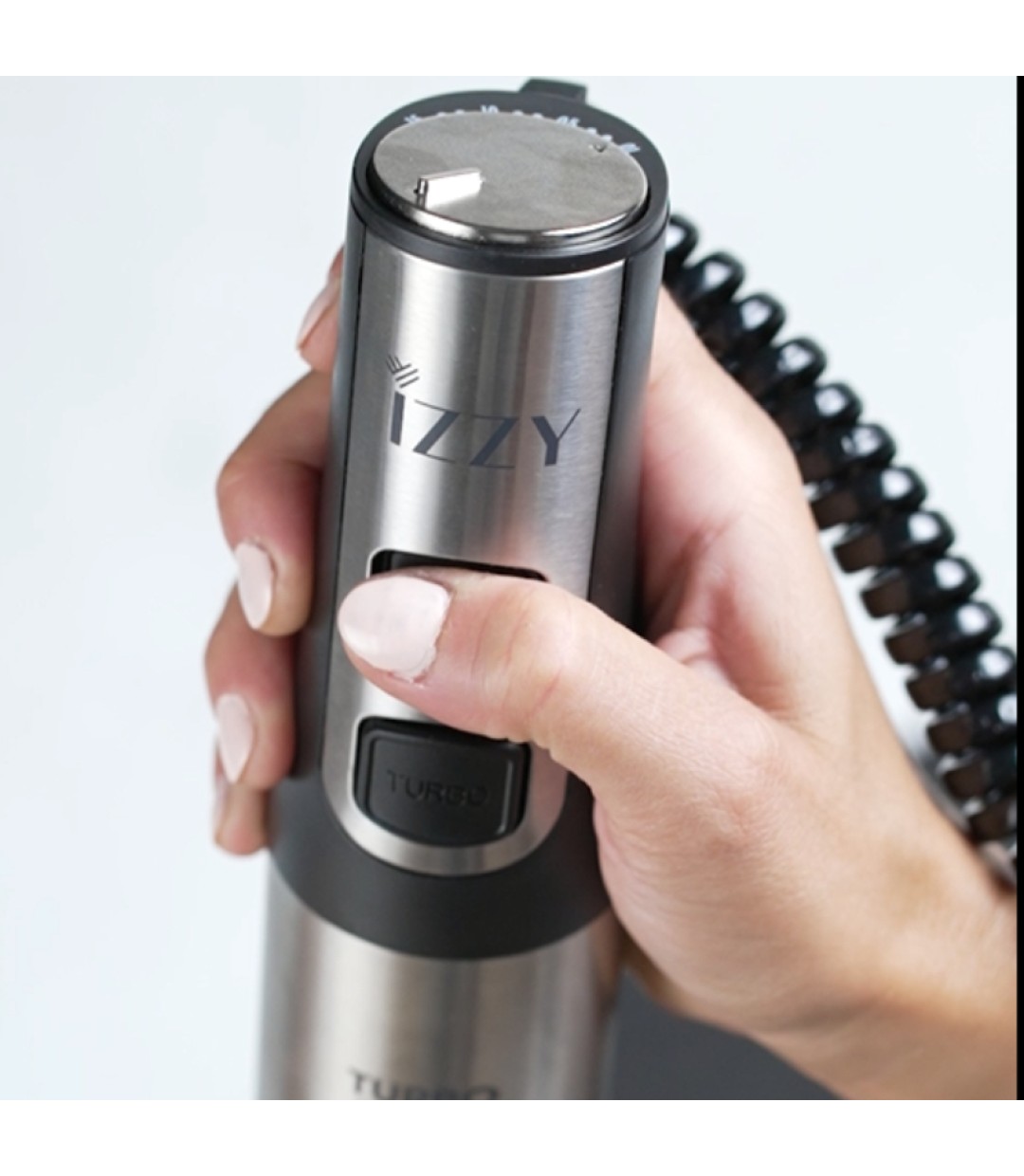 Izzy Ultra Speed IZ-1702 Ραβδομπλέντερ με Ανοξείδωτη Ράβδο 1200W Ασημί