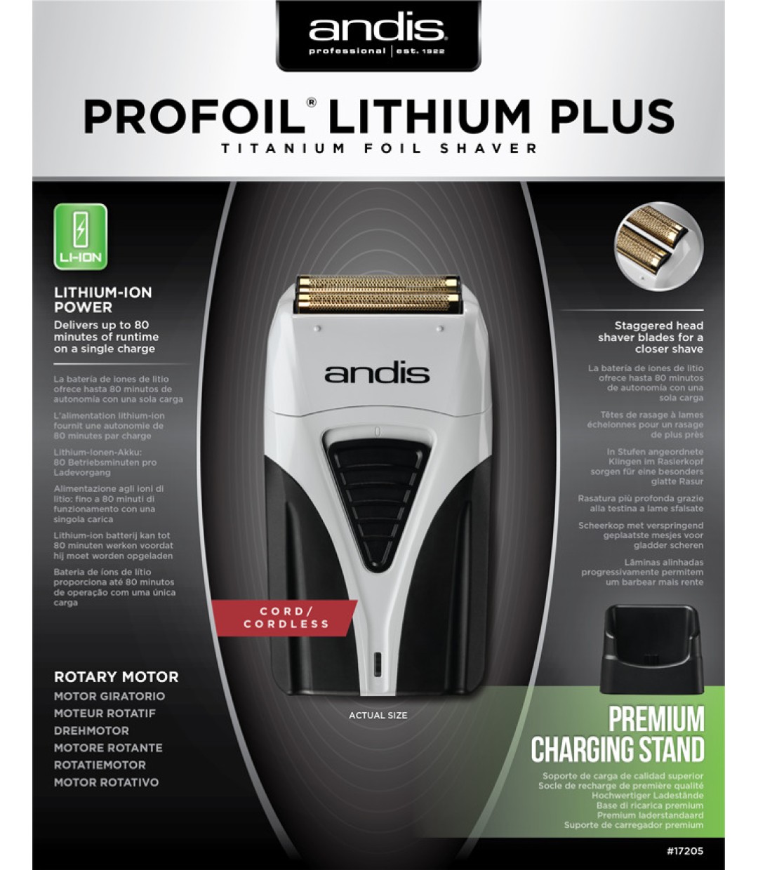 Ξυριστική Μηχανή Andis Profoil Shaver Plus TS-2 (17260) 102341