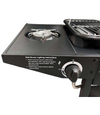 ΨΗΣΤΙΕΡΑ CASANOVA KS 18024 4 ΕΣΤΙΕΣ 64.5x35.5εκ. 10kW και Πλαϊνό Μάτι