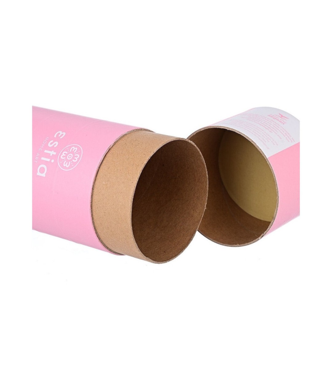 Estia Travel Flask Lite Save the Aegean Ανακυκλώσιμο Μπουκάλι Θερμός Ανοξείδωτο BPA Free 500ml Blossom Rose 01-18030