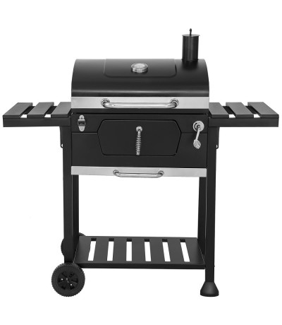 Thermogatz Krv 1824 Ψησταριά Κάρβουνου με Καπάκι και Θερμόμετρο 60x42εκ.