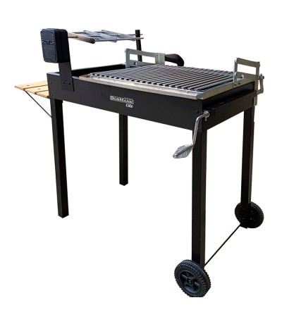 BORMANN Elite BBQ1980 Ψησταριά Ρυθμιζόμενη με Σούβλα Αντικριστού 55x41cm