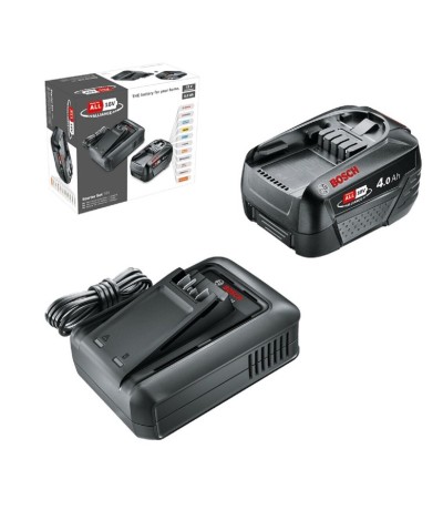 Bosch Σετ Μπαταρίας Λιθίου Χωρητικότητας 4Ah 18V με Φορτιστή Κωδικός: 1600A031T6 