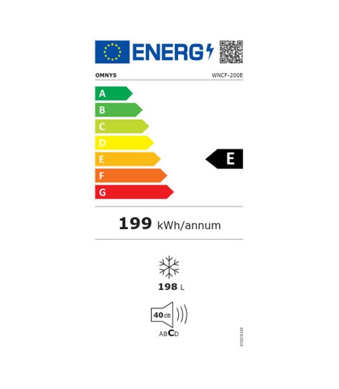 Omnys Καταψύκτης Μπαούλο 198lt WNCF-200 EMD