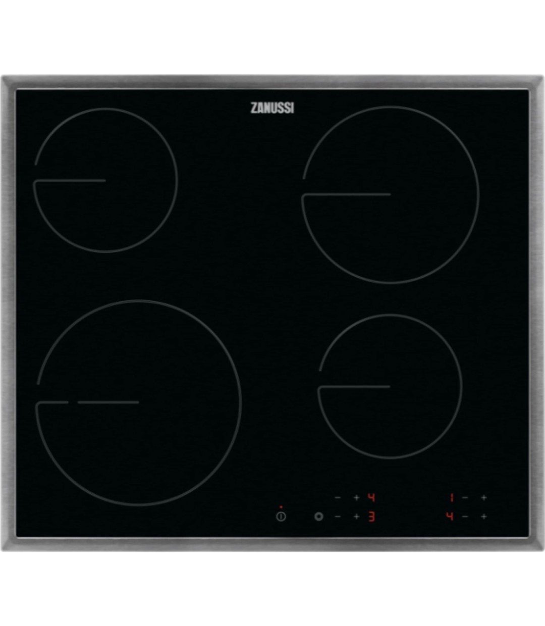 Zanussi ZHRN642X Κεραμική Εστία Αυτόνομη 57.6x50.6cm