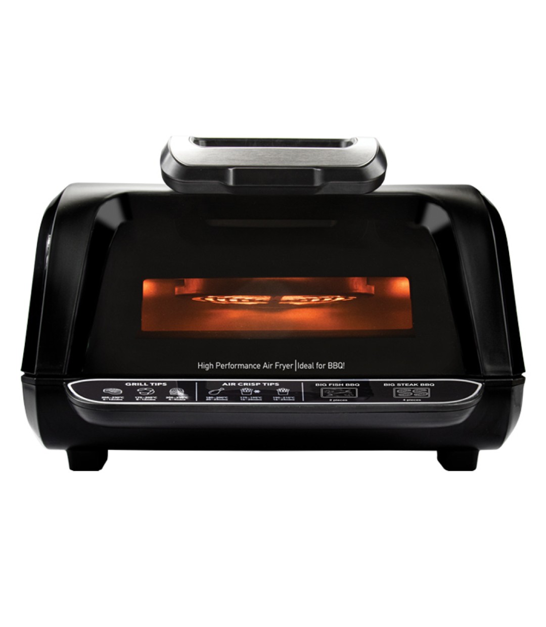 Gruppe Multipla Air Fryer 8lt Μαύρο S-204 