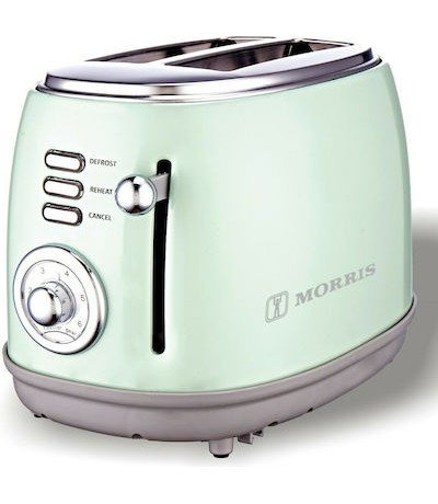 Morris R20815TSG Φρυγανιέρα 2 Θέσεων 850W Πράσινη