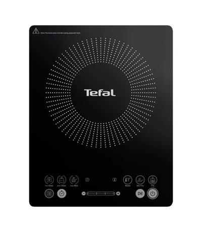 Tefal IH210801 Επιτραπέζια Εστία Επαγωγική Μονή Μαύρη