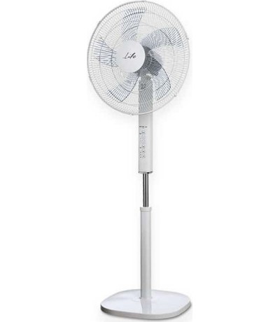 Life Mistral Ανεμιστήρας Ορθοστάτης Με Τηλεχειριστήριο Και 3 Προγράμματα Λειτουργίας 40CM 50W (221-0148) 