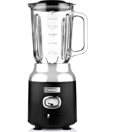 Westinghouse Μπλέντερ με Γυάλινη Κανάτα 1.5lt 600W Μαύρο WKBE221BK