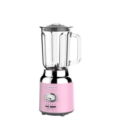 Westinghouse Μπλέντερ για Smoothies με Γυάλινη Κανάτα 1.5lt 600W Ροζ WKBE221PK