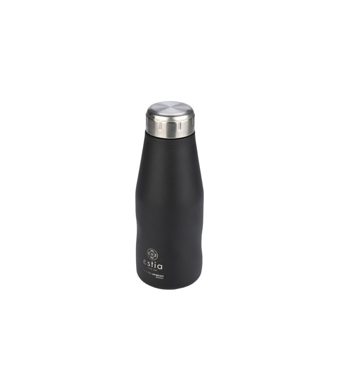 Estia Travel Flask Save the Aegean Ανακυκλώσιμο Μπουκάλι Θερμός Ανοξείδωτο BPA Free 350ml MIDNIGHT BLACK με Καλαμάκι Estia Travel Flask Save the Aegean Ανακυκλώσιμο Μπουκάλι Θερμός Ανοξείδωτο BPA Free 350ml MIDNIGHT BLACK με Καλαμάκι