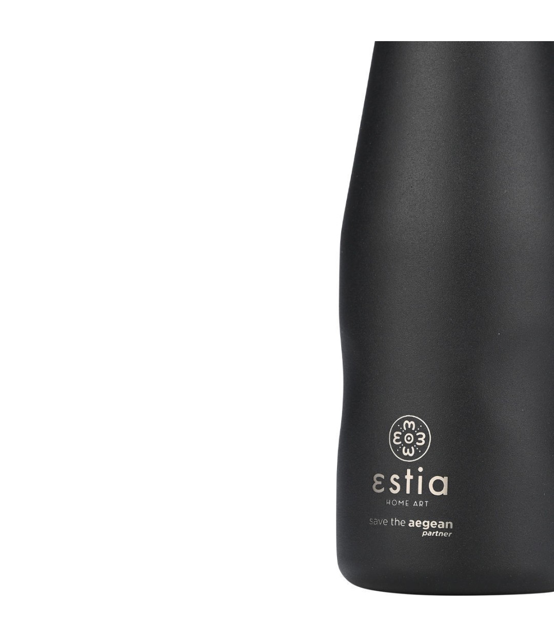 Estia Travel Flask Save the Aegean Ανακυκλώσιμο Μπουκάλι Θερμός Ανοξείδωτο BPA Free 350ml MIDNIGHT BLACK με Καλαμάκι Estia Travel Flask Save the Aegean Ανακυκλώσιμο Μπουκάλι Θερμός Ανοξείδωτο BPA Free 350ml MIDNIGHT BLACK με Καλαμάκι