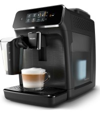 Philips Series 2200 Αυτόματη Μηχανή Espresso 1500W Πίεσης 15bar για Cappuccino με Μύλο Άλεσης Μαύρη EP 2230/10
