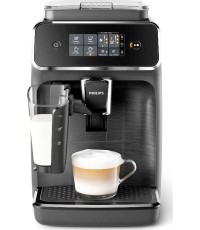 Philips Series 2200 Αυτόματη Μηχανή Espresso 1500W Πίεσης 15bar για Cappuccino με Μύλο Άλεσης Μαύρη EP 2230/10