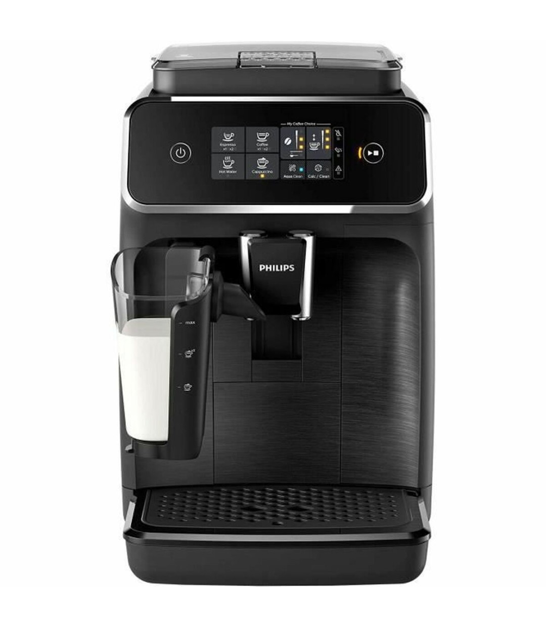 Philips Series 2200 Αυτόματη Μηχανή Espresso 1500W Πίεσης 15bar για Cappuccino με Μύλο Άλεσης Μαύρη EP 2230/10