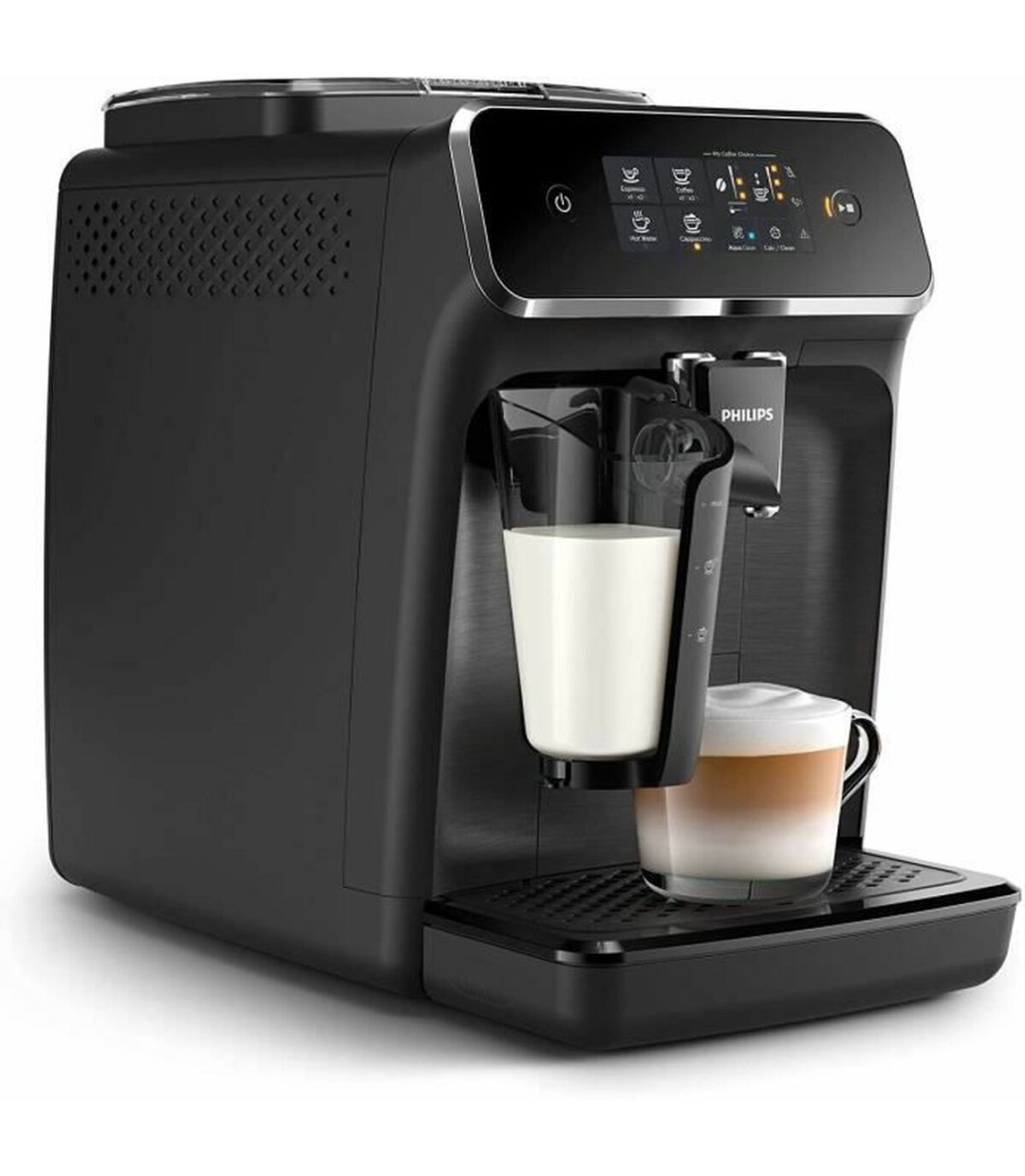 Philips Series 2200 Αυτόματη Μηχανή Espresso 1500W Πίεσης 15bar για Cappuccino με Μύλο Άλεσης Μαύρη EP 2230/10