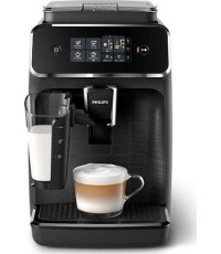 Philips Series 2200 Αυτόματη Μηχανή Espresso 1500W Πίεσης 15bar για Cappuccino με Μύλο Άλεσης Μαύρη EP 2230/10