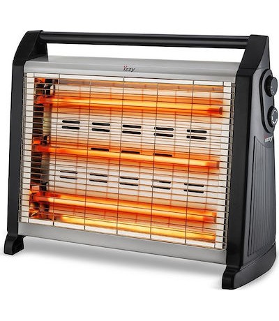 Izzy L-28 223160 Σόμπα Χαλαζία με Θερμοστάτη 1500W
