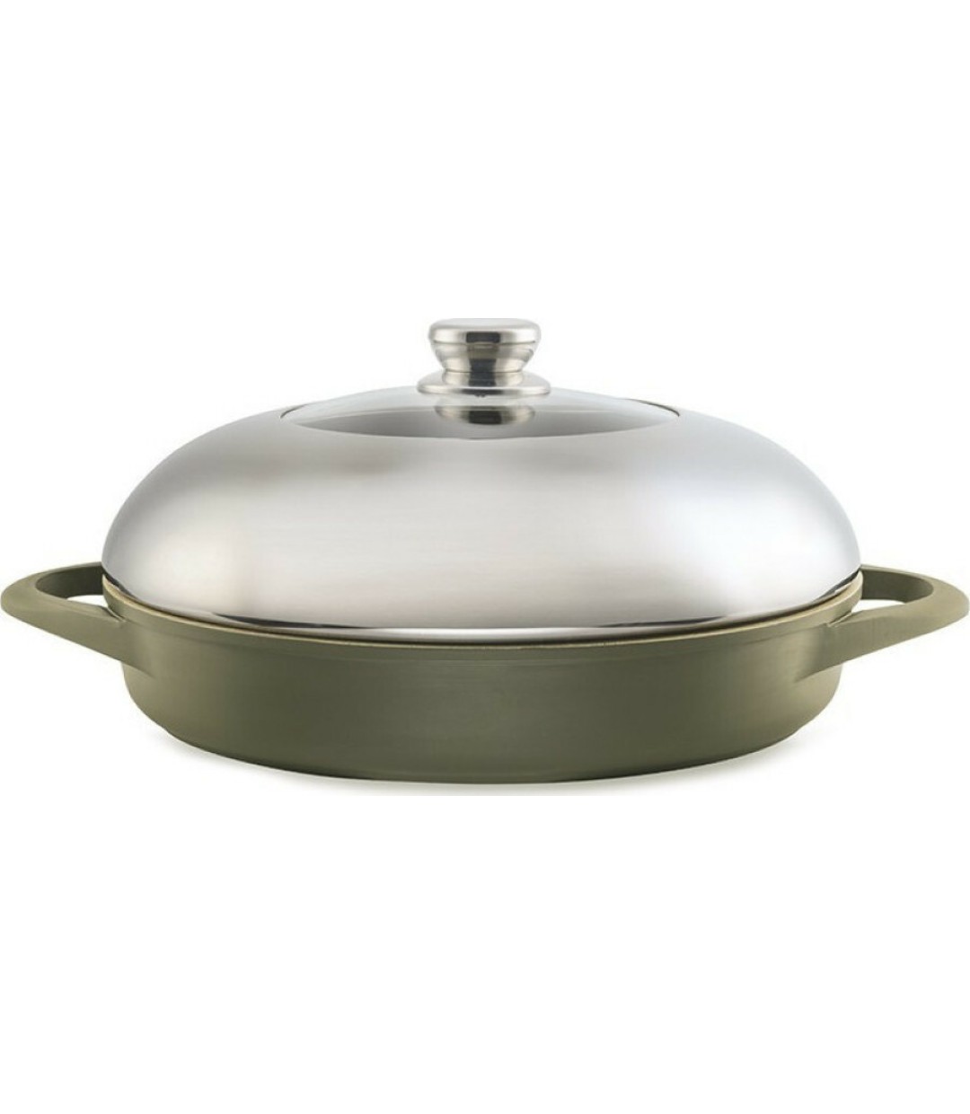 Izzy Elea XL Ρηχή Κατσαρόλα από Χυτό Αλουμίνιο 38cm