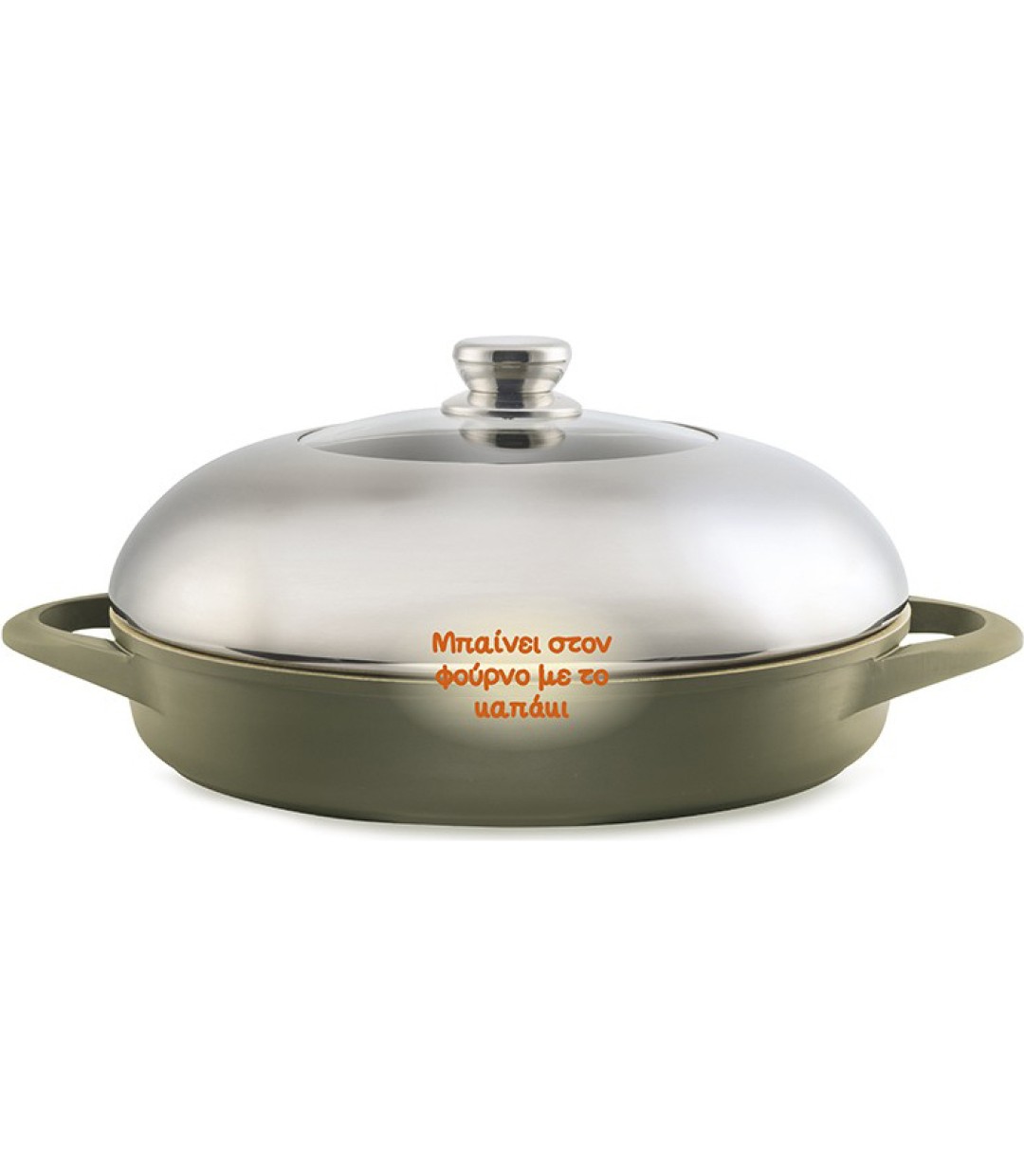 Izzy Elea XL Ρηχή Κατσαρόλα από Χυτό Αλουμίνιο 38cm