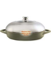 Izzy Elea XL Ρηχή Κατσαρόλα από Χυτό Αλουμίνιο 38cm