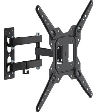 DM Pro DM-2355FD Βάση Τηλεόρασης Τοίχου με Βραχίονα έως 55" και 30kg Μαύρο