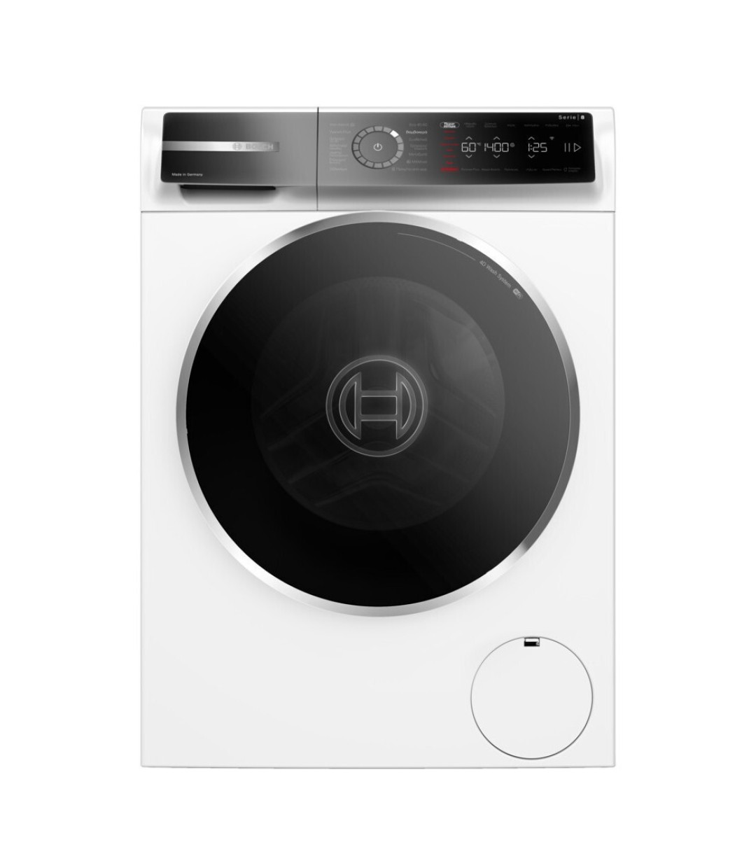 Bosch Πλυντήριο Ρούχων 9kg με Τεχνολογία Ατμού 1400 Στροφών Iron Assist WGB24459GR
