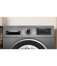Bosch Πλυντήριο Ρούχων 9kg με Τεχνολογία Ατμού 1400 Στροφών Iron Assist Inox WGG244ZREU