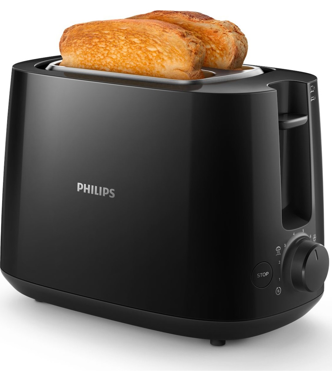 Philips HD2581/90 Φρυγανιέρα 2 Θέσεων 900W Μαύρη Philips HD2581/90 Φρυγανιέρα 2 Θέσεων 900W Μαύρη