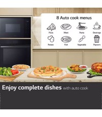 LG Εντοιχιζόμενος Φούρνος Μικροκυμάτων με Grill 25lt Μαύρος Κωδικός: MGBZ2593F 