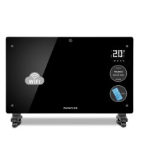 Princess Θερμοπομπός Τοίχου 2500W με Ηλεκτρονικό Θερμοστάτη και WiFi 85x55cm Μαύρο