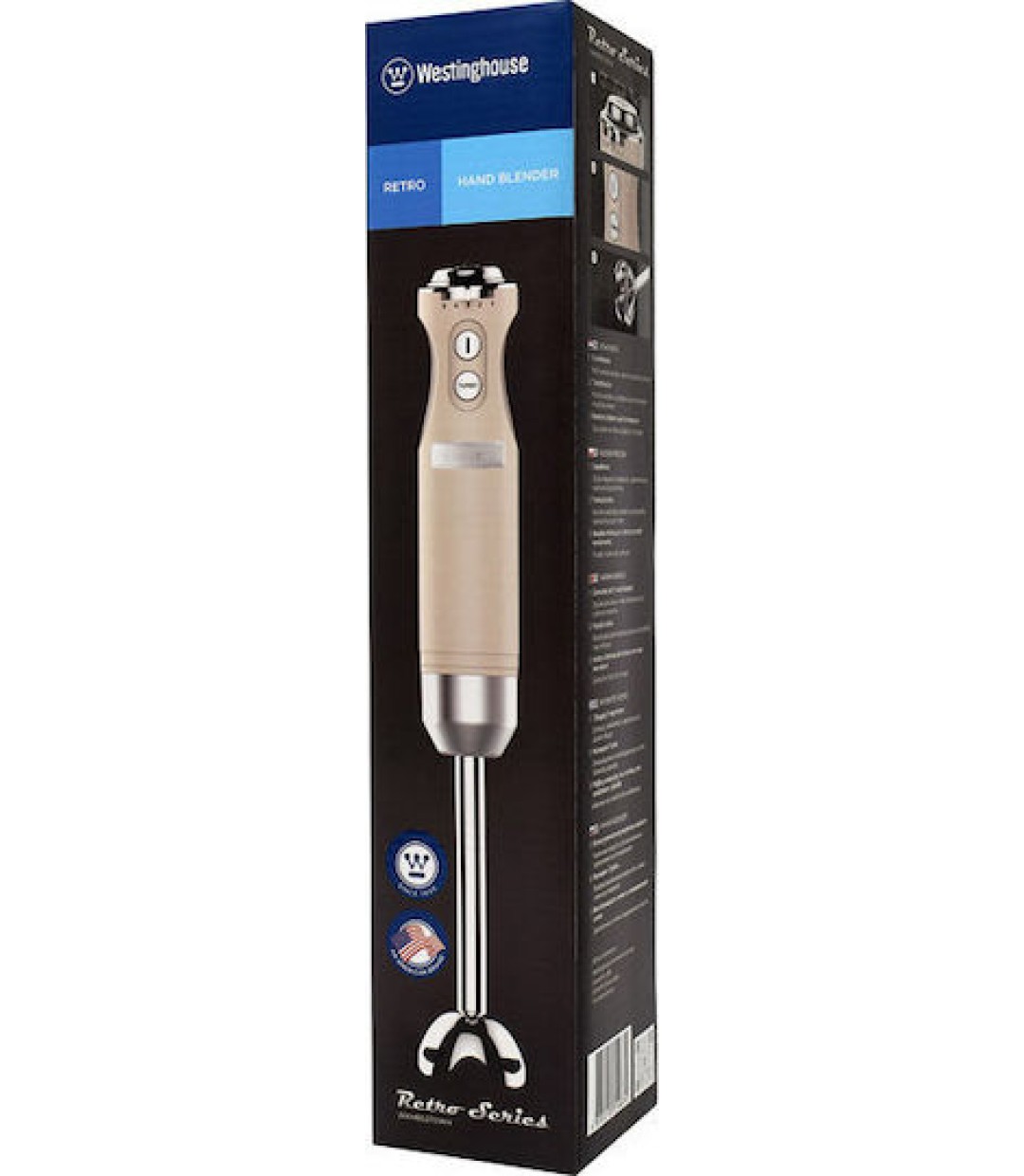 Westinghouse Ραβδομπλέντερ με Ανοξείδωτη Ράβδο 600W ΚΡΕΜ