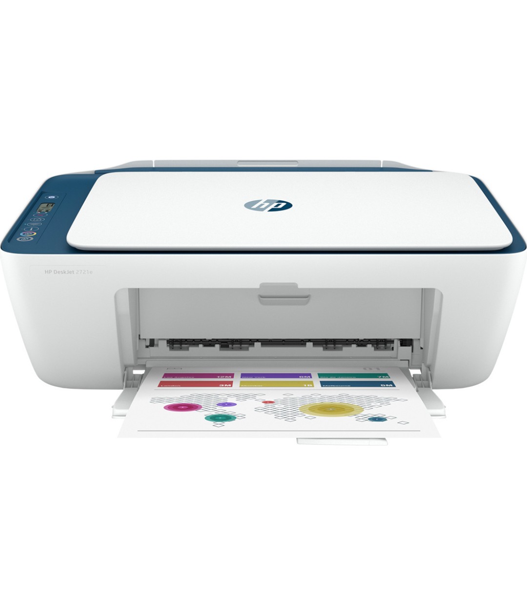 HP DeskJet 2721e All-in-One Έγχρωμο Πολυμηχάνημα Inkjet με WiFi και Mobile Print