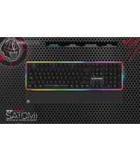 Zeroground KB-2800G Satomi Gaming Μηχανικό Πληκτρολόγιο με Outemu Red διακόπτες και RGB φωτισμό (Αγγλικό US)