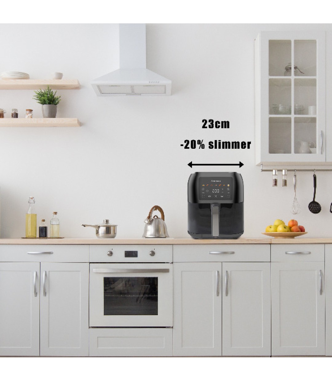 Rohnson R-2860 Air Fryer 8lt Μαύρο