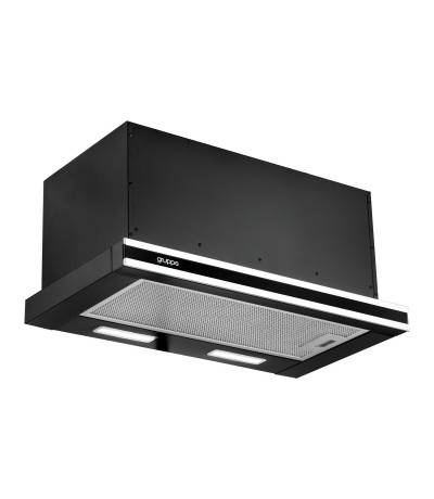 Gruppe Απορροφητηρας Forte I-Black S-3003F-A06-M13-600 2X1,5W Led