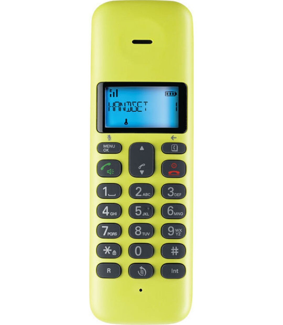 Motorola T301 Ασύρματο Τηλέφωνο με Aνοιχτή Aκρόαση Κίτρινο