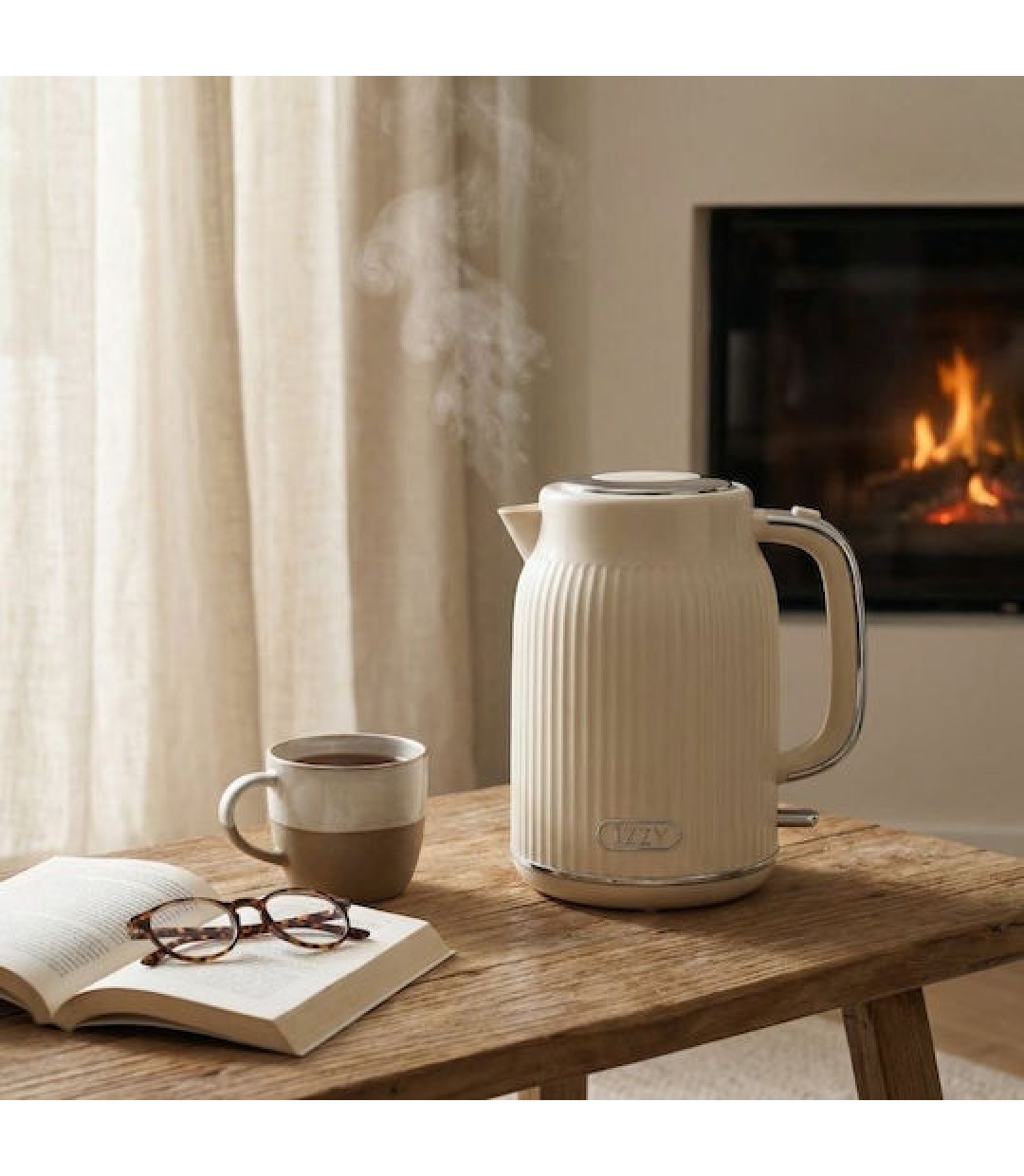 Izzy Vintage Βραστήρας 1.7lt 2200W Creme Κωδικός: IZ-3024 