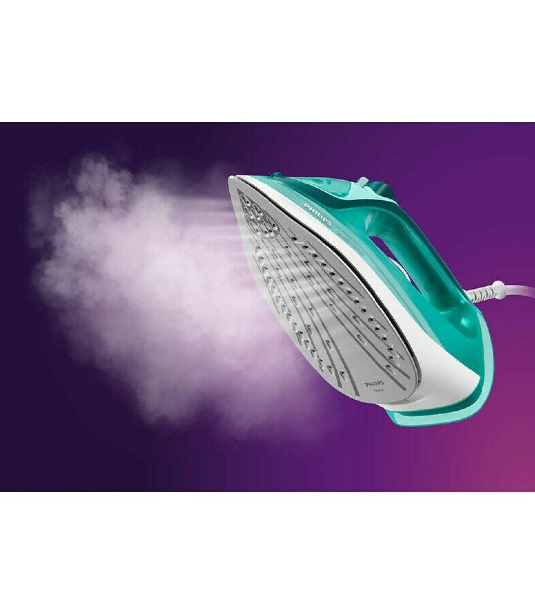 Philips Series 3000 Σίδερο Ατμού 2400W με Κεραμική Πλάκα και Συνεχόμενη Παροχή Ατμού 40gr/min Κωδικός: DST3030/70 