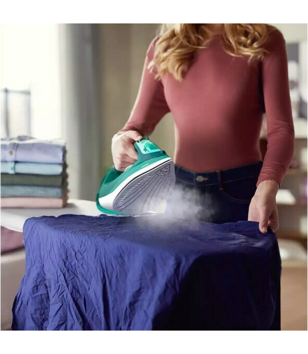 Philips Series 3000 Σίδερο Ατμού 2400W με Κεραμική Πλάκα και Συνεχόμενη Παροχή Ατμού 40gr/min Κωδικός: DST3030/70 