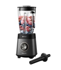 Philips Μπλέντερ για Smoothies με Γυάλινη Κανάτα 2lt 1200W Μαύρο HR3040/00