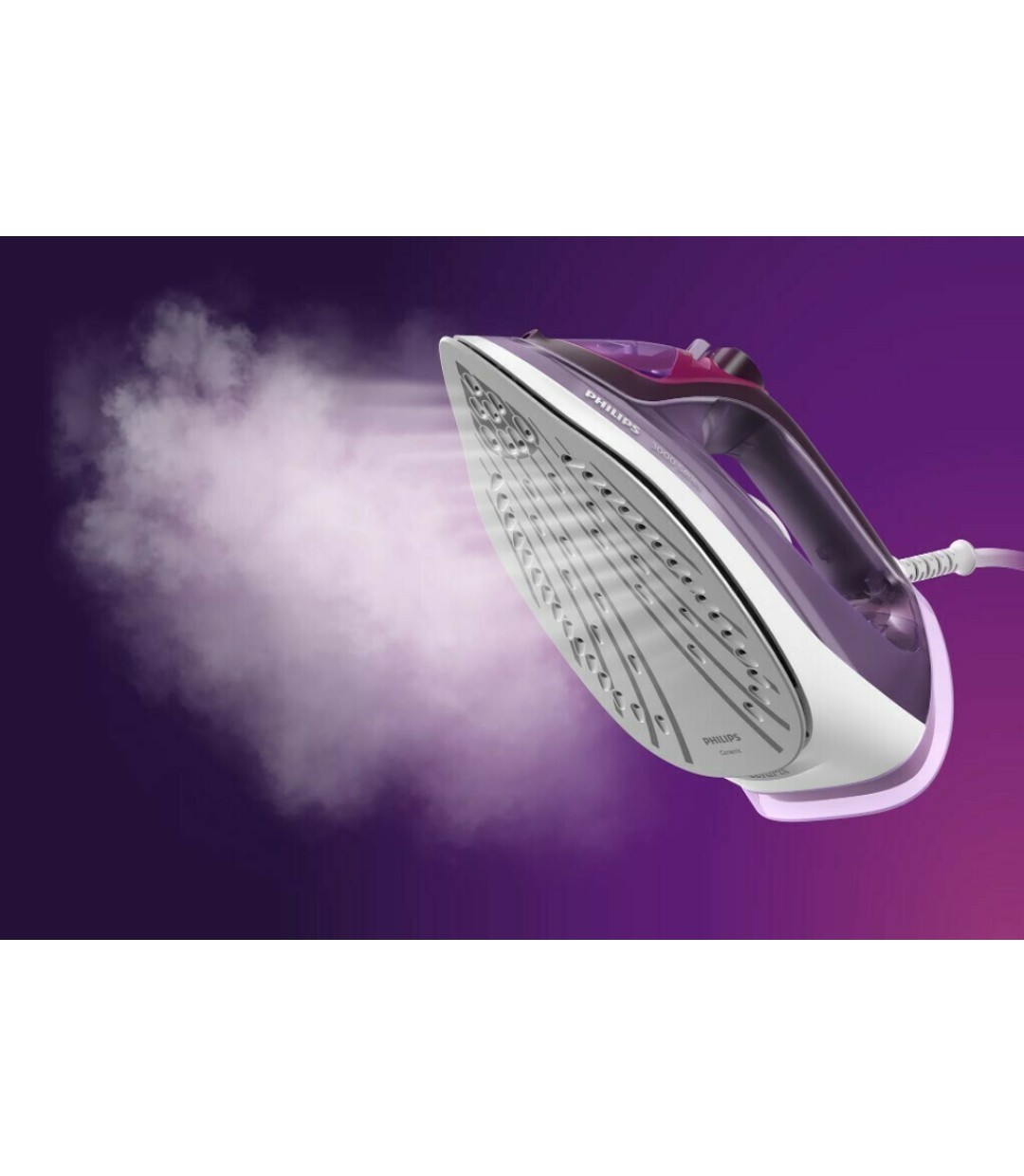 Philips Σίδερο Ατμού 2600W με Κεραμική Πλάκα και Συνεχόμενη Παροχή Ατμού 40gr/min Κωδικός: DST3041/30 