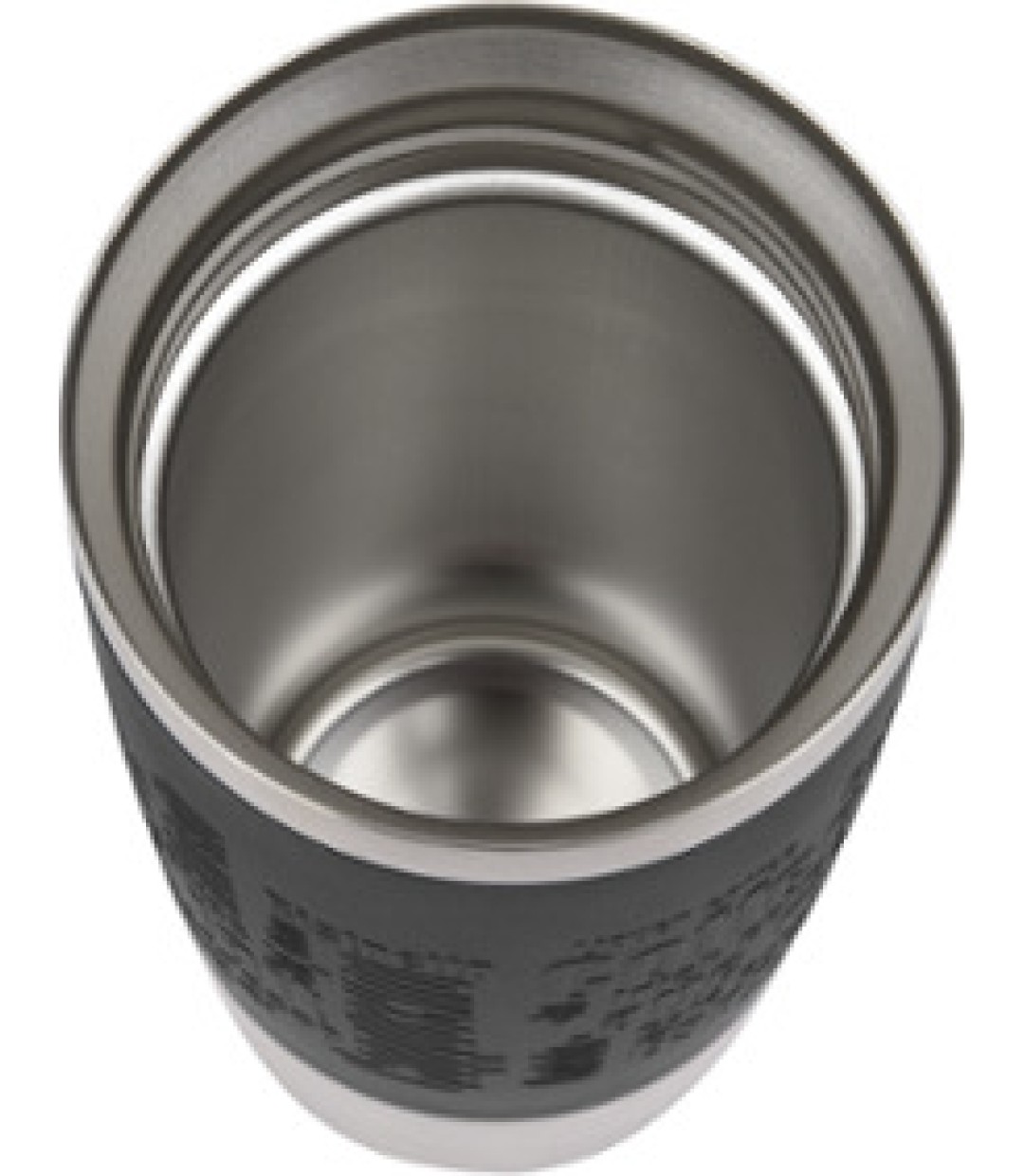 Κούπα ταξιδίου ανοξείδωτη σιλικόνης μαύρο 360ml Tefal K30811