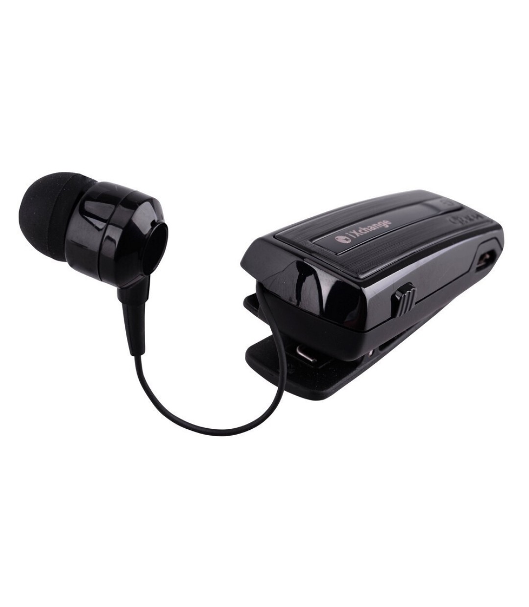 iXchange UA-28 V2.0 In-ear Bluetooth Handsfree Ακουστικό Πέτου Μαύρο