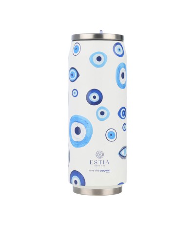 Estia Travel Cup Θερμός Ανοξείδωτο / Πλαστικό BPA Free 500ml Spirit Of Luck 01-31251