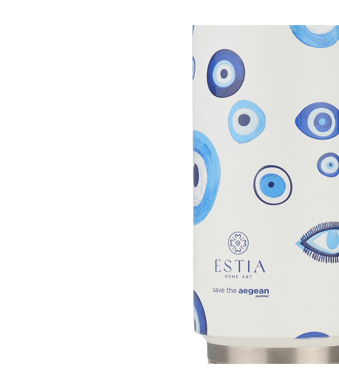 Estia Travel Cup Θερμός Ανοξείδωτο / Πλαστικό BPA Free 500ml Spirit Of Luck 01-31251