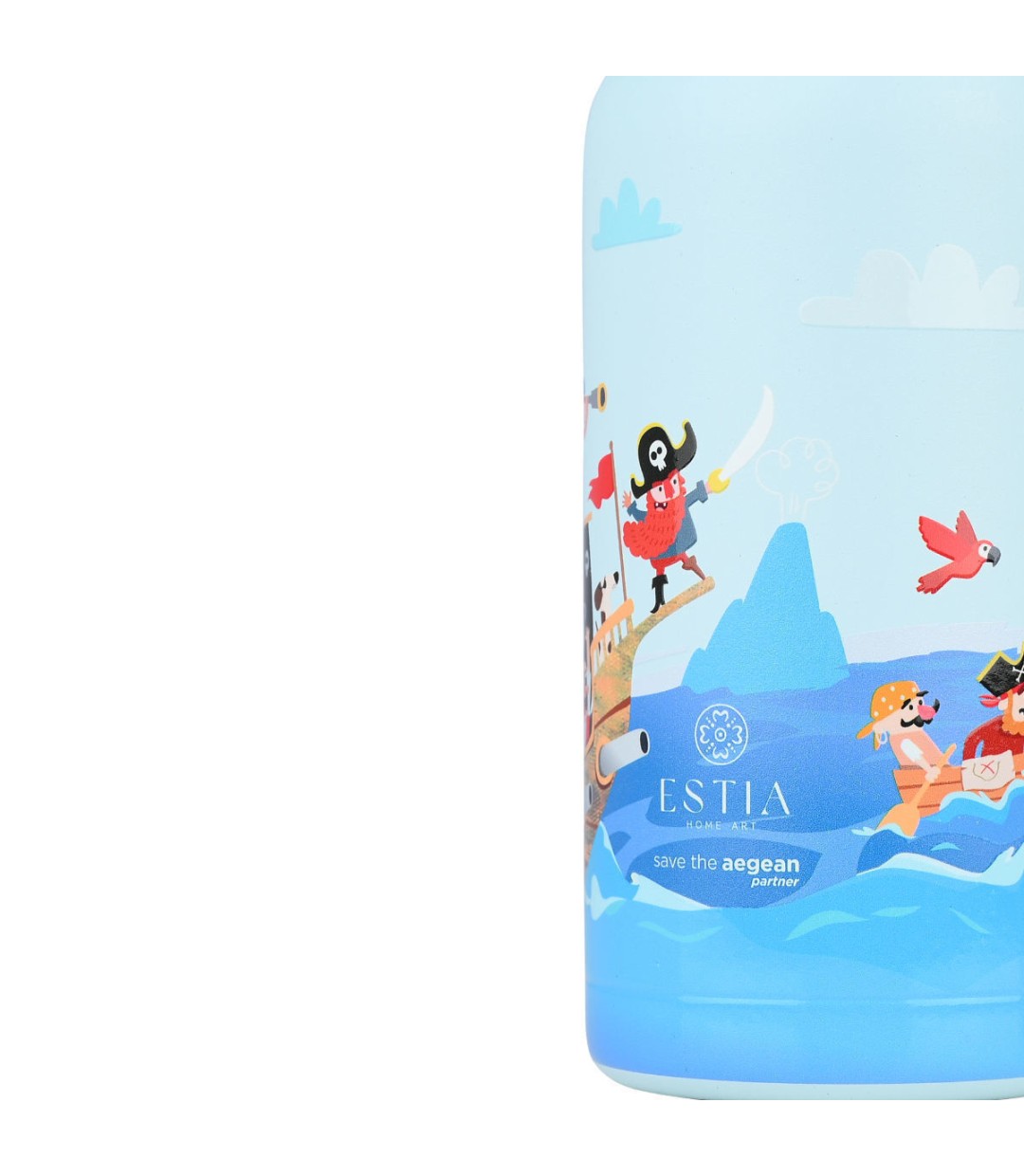 Estia  Παιδικό Παγούρι Θερμός Ανοξείδωτο με Καλαμάκι 01-33071 350ml