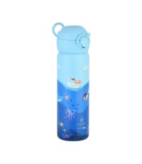 Estia Wonder Bottle Save the Aegean Παιδικό Παγούρι Θερμός Ανοξείδωτο με Καλαμάκι Non Spill Ocean Play 500ml 01-33101
